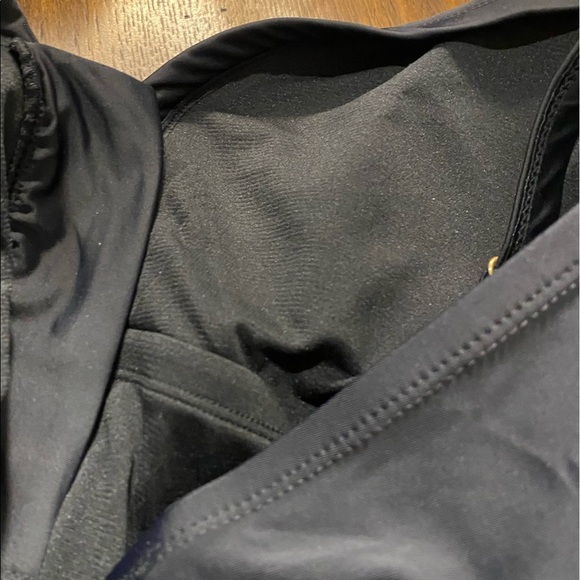 Zipper Front One Piece Swimsuit Black 24W NWT - Picture 9 of 9